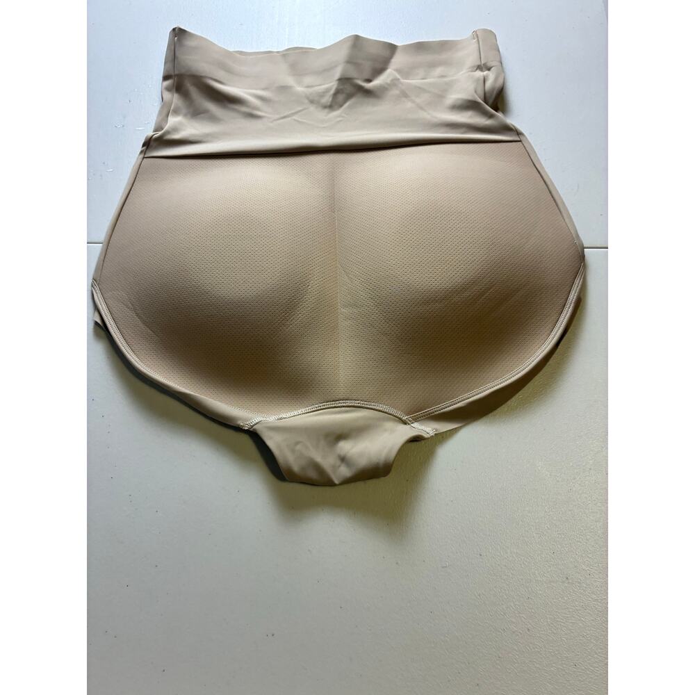 Women’s Nude Padded Butt Lift Shapewear Panties 2XL Seamless Tummy Control
